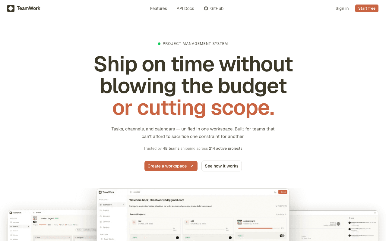 Teamwork — Project management SaaS